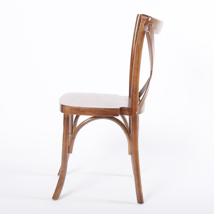 wood crossback chair